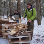 Van pallet tot brandhout