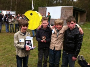 Game over - Try again - 3e plaats