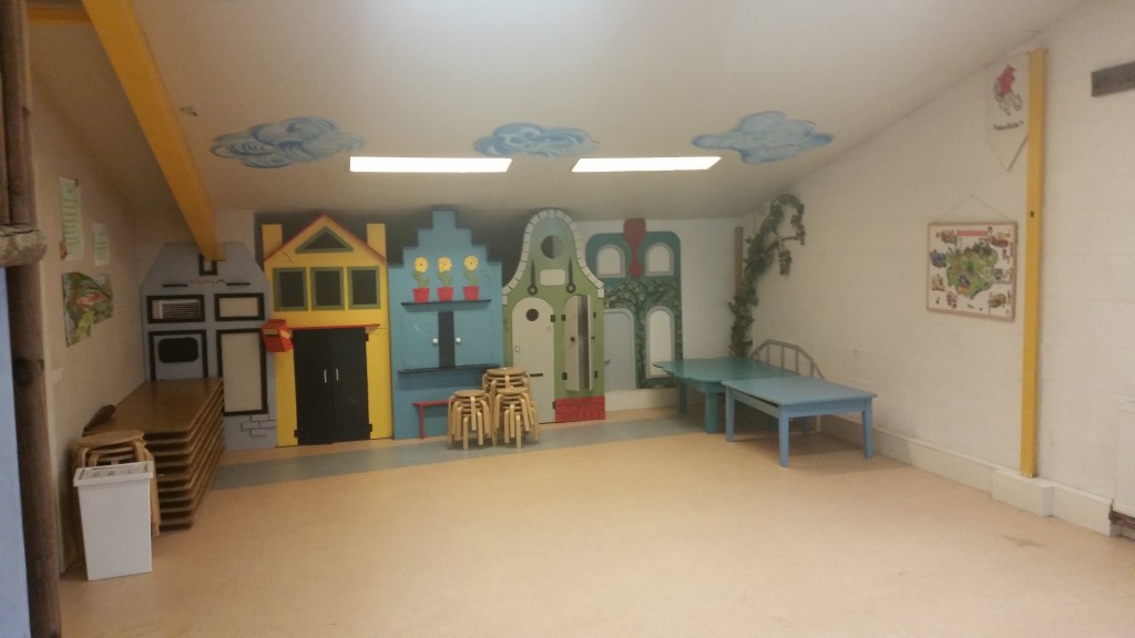 De huisjes in het bever/welpen lokaal